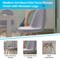Flash Furniture 2PK Gray Kids Faux Sherpa Chairs - Wood Legs, 2PK DL-DA2018-2-GY-2-GG - alternate 3
